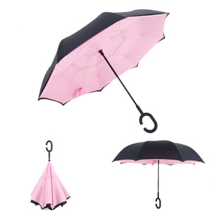 Double Layer Inverted Windproof Umbrella