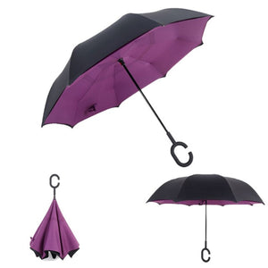 Double Layer Inverted Windproof Umbrella