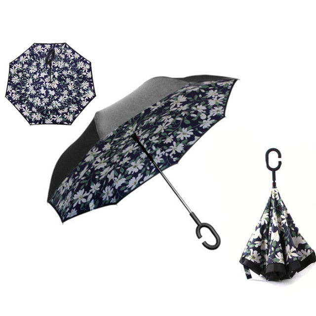 Double Layer Inverted Windproof Umbrella