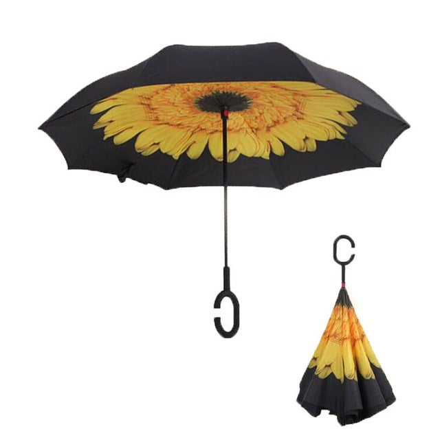 Double Layer Inverted Windproof Umbrella