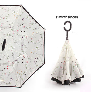 Windproof Reverse Folding Umbrella