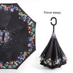 Windproof Reverse Folding Umbrella