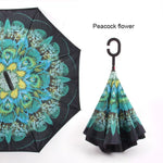 Windproof Reverse Folding Umbrella