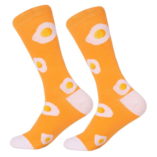 Funny crew cartoon socks