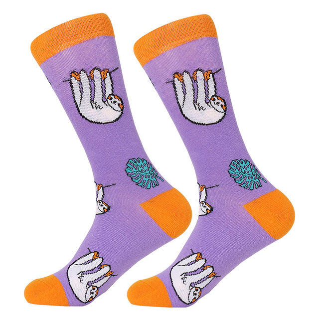 Funny crew cartoon socks