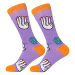 Funny crew cartoon socks