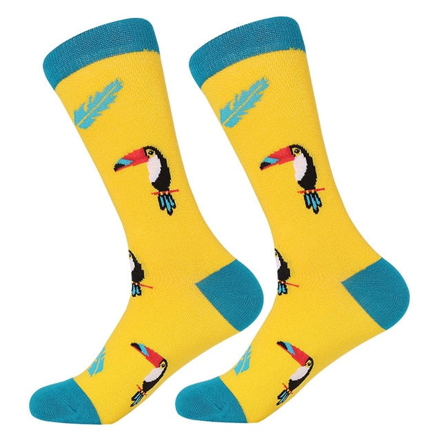 Funny crew cartoon socks