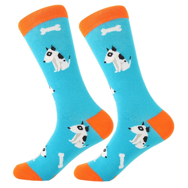 Funny crew cartoon socks