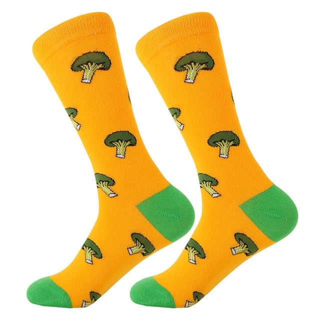 Funny crew cartoon socks