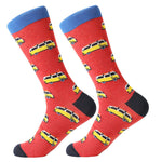 Funny crew cartoon socks