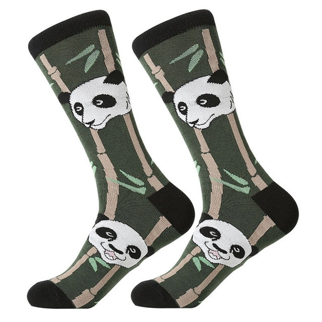 Funny crew cartoon socks