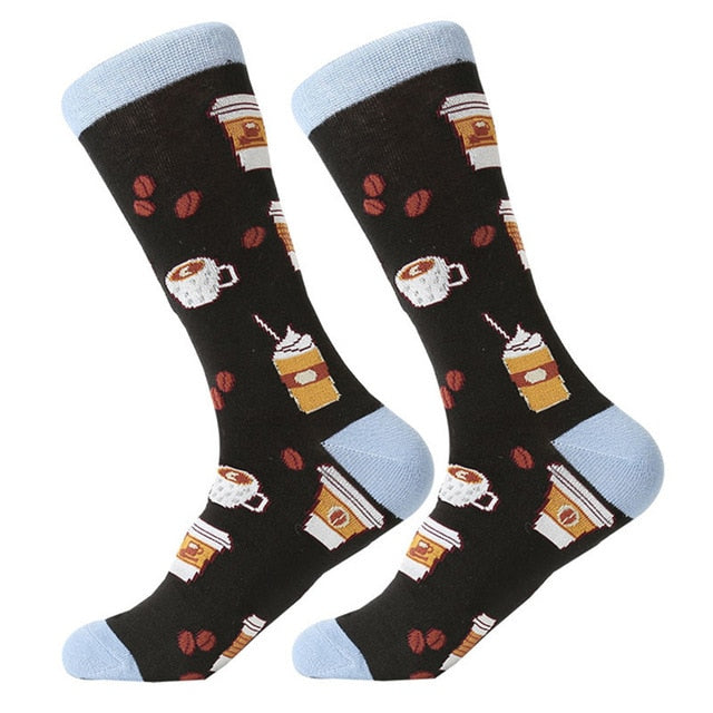 Funny crew cartoon socks