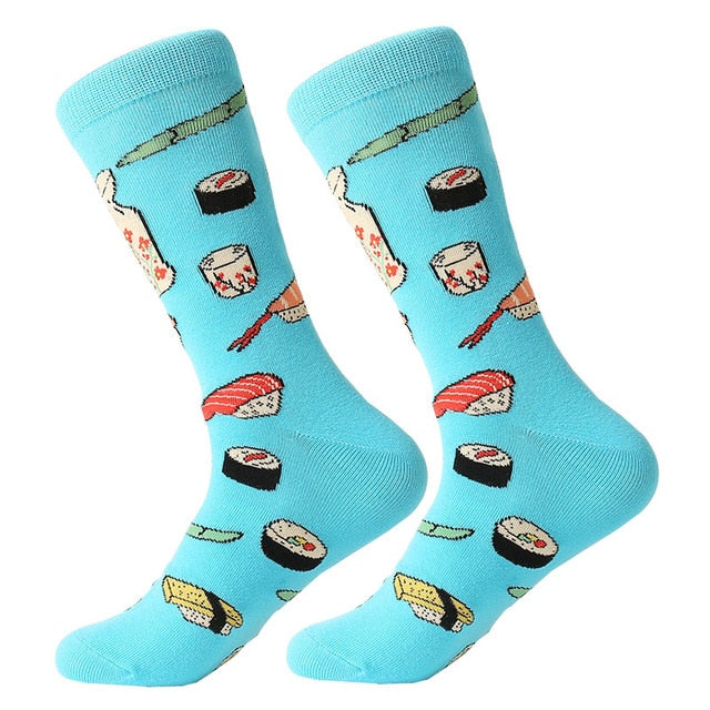 Funny crew cartoon socks