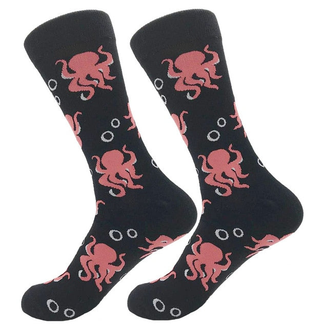 Funny crew cartoon socks