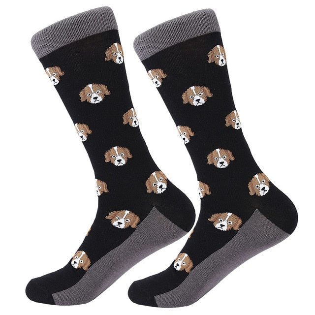Funny crew cartoon socks