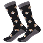Funny crew cartoon socks