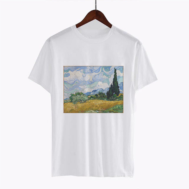 T-shirts Vincent van gogh starry night aesthetic