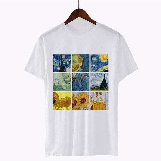T-shirts Vincent van gogh starry night aesthetic